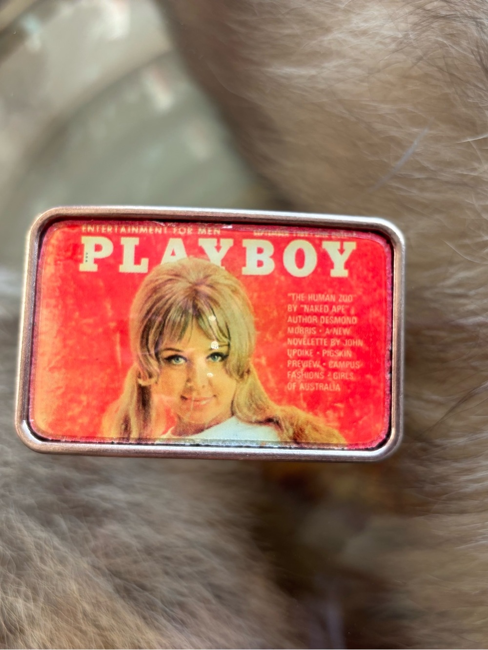 Vintage PLAYBOY belt buckle